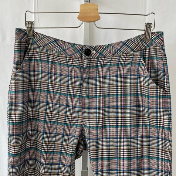 Lazy Oaf Multicolor Plaid Trousers - Picture 4 of 9